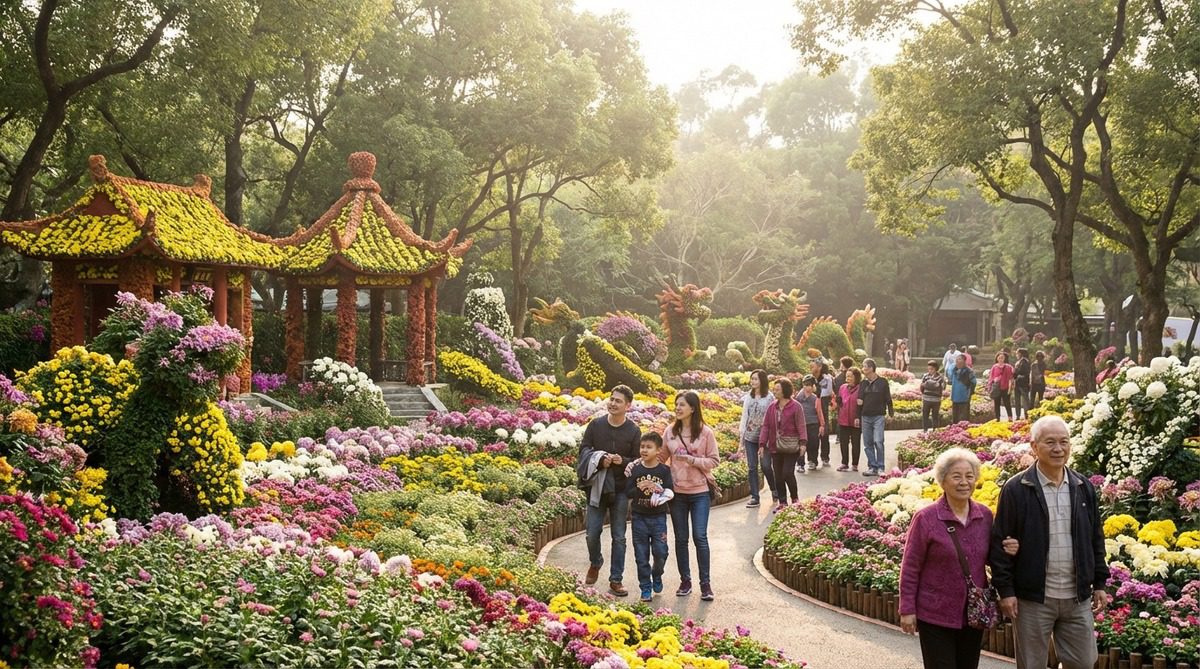 士林官邸菊展全攻略：揭密台北城市花園的園藝美學與親子休閒指南