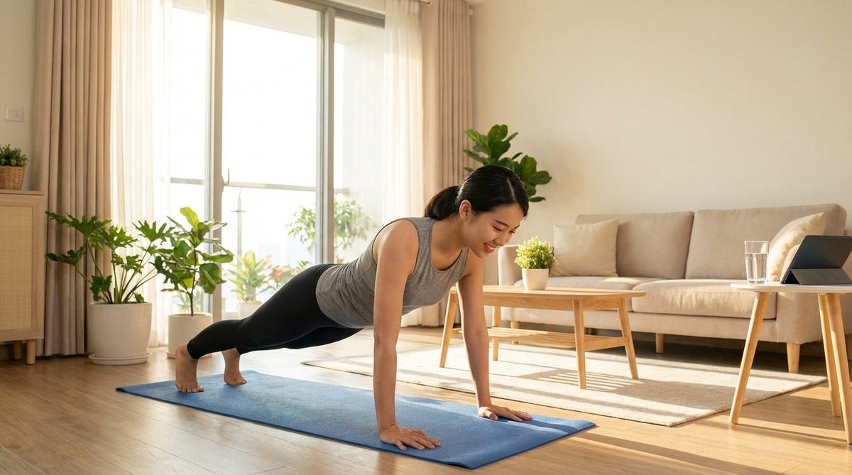 居家運動懶人包：5個在家就能做的簡易動作，忙碌生活的健康救星