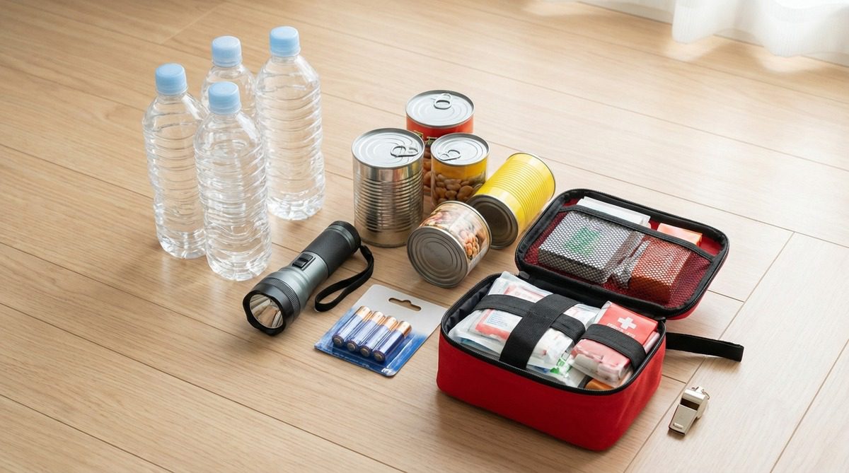 地震防災包全攻略：台灣家庭必備 72 小時生存清單與收納技巧