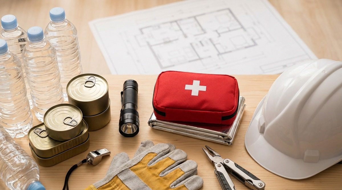 地震速報響起前必看！2024 老屋耐震補強政策與居家防災包全攻略