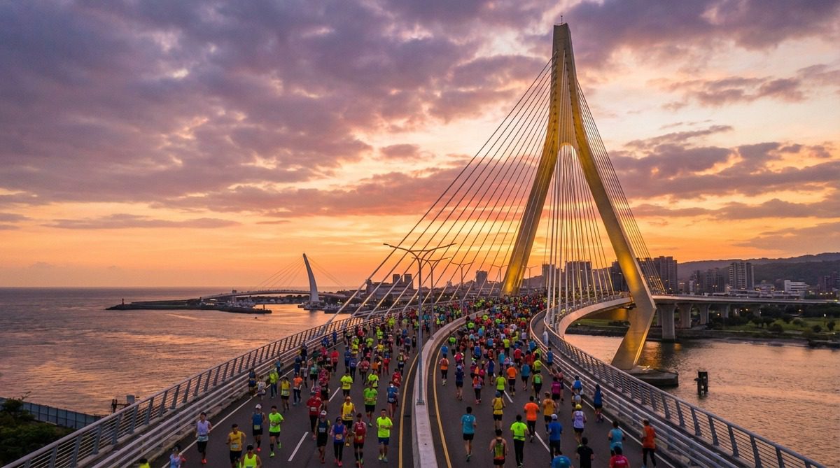 淡江大橋全攻略：扎哈·哈蒂建築美學如何重塑北台灣天際線？