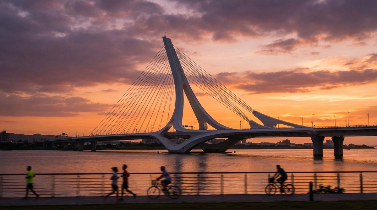 淡江大橋全攻略：札哈·哈蒂建築美學與北台灣觀光新地標