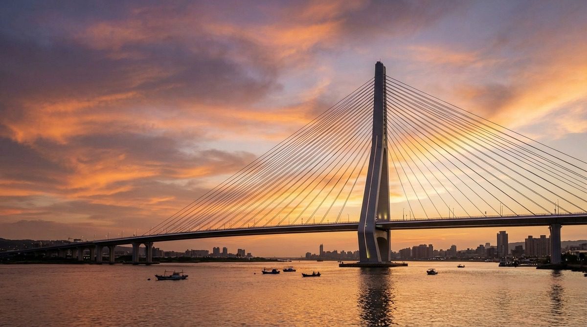 淡江大橋建築美學：Zaha Hadid 團隊如何打造全球最長單塔斜張橋？