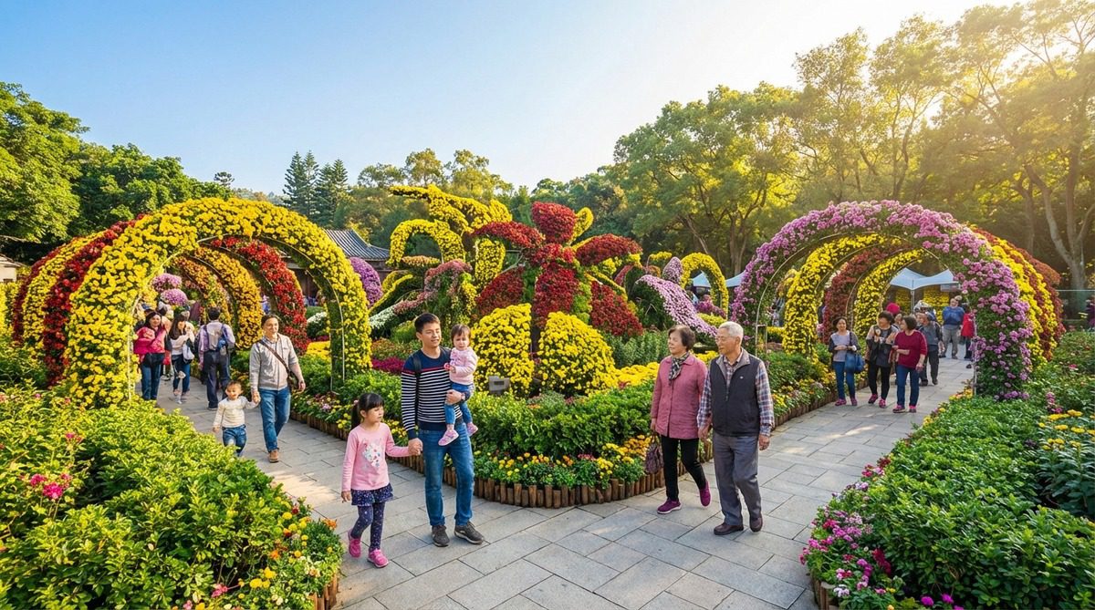 士林官邸四季美學：從菊展看見城市園藝的綠色療癒力
