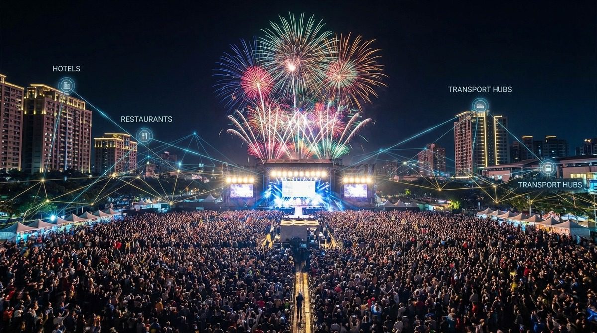 台中跨年經濟學：從演唱會看懂城市觀光與在地商機的 4 大關鍵