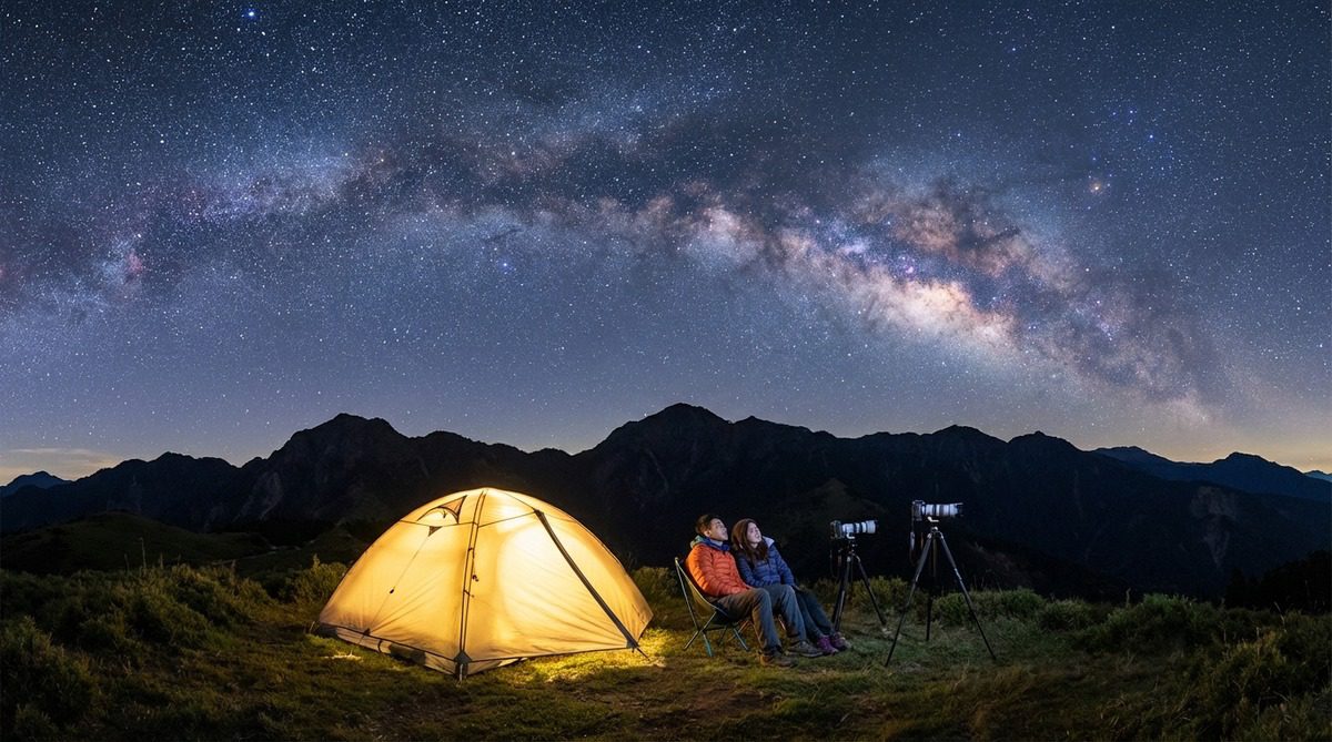 合歡山暗空公園觀星攻略：5大絕美觀測點與新手露營裝備懶人包