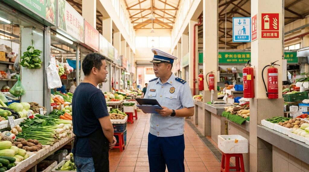 傳統市場消防體檢 桃園民營逾5成不合格